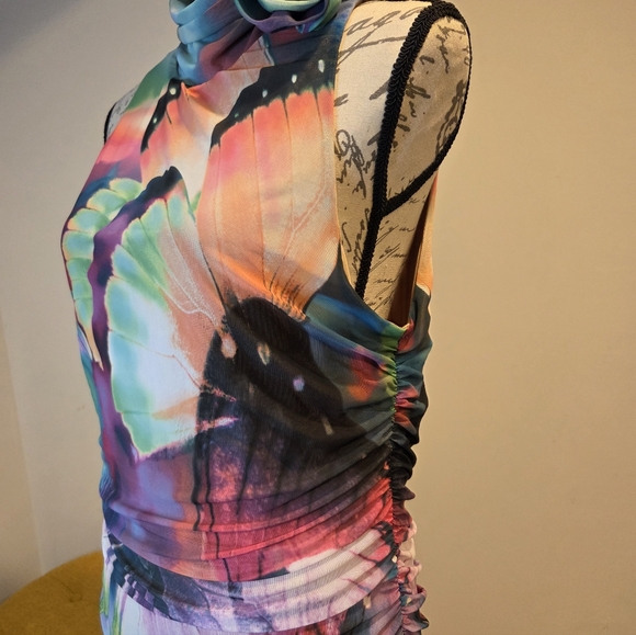 AFRM Multicolor Sleeveless Maxi Dress, Size XL - Picture 6 of 11